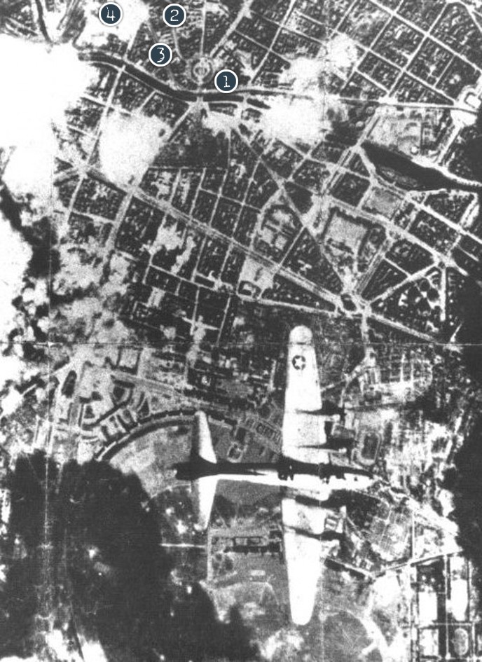 битва за Берлин. Аэрофотосъёмка. штурм Берлина 1945