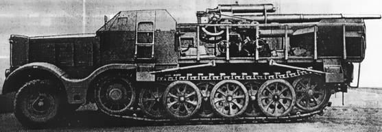 8.8 cm Flak 37 Sfl. Auf 18 ton Zgkw. Немецкая 88мм ЗСУ Flak 37