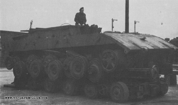 Незаконченный корпус танка Е-100