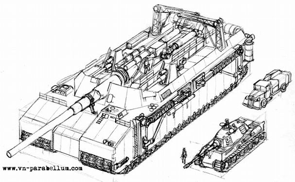 Landkreuzer P. 1500, танк Р 1500, проект Гроте