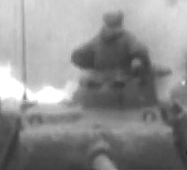 Пантера, подбитая американцами в городе Кёльн, 1945