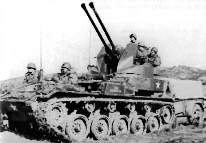 Зенитная самоходная установка М19. M19 GM