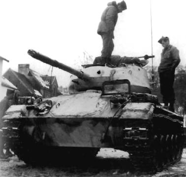 лёгкий танк М24 Чаффи, 740 танковый батальон, Ардены. M24 Chaffee Light Tank. 