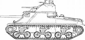 американский средний танк М3А4 ( medium tank M3A4 )