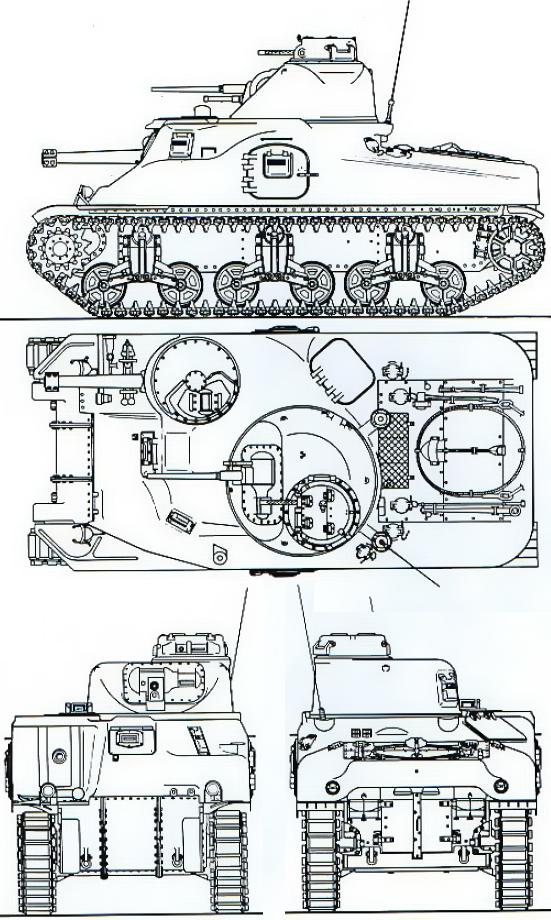 M3A1 Lee - М3A1 Грант