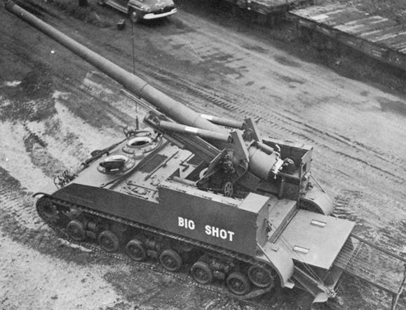 американская 155мм САУ М40 Лонг Том. 155mm Gun Motor Carriage M40 Long Tom