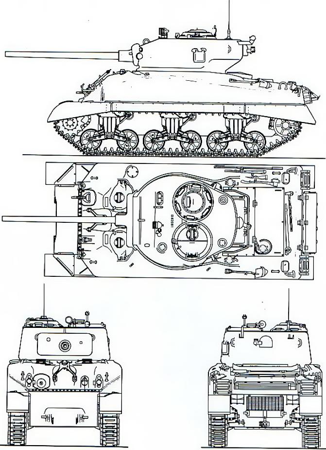 M4A1(76mm)Wet Sherman (Sherman IIA)