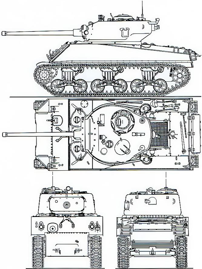 М4А2 (76) W Шерман - M4A2(76)W Sherman (Sherman IIIA)