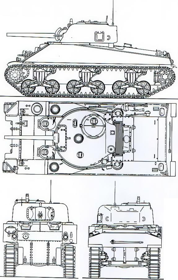 М4А4 Шерман - M4A4 (Sherman V)