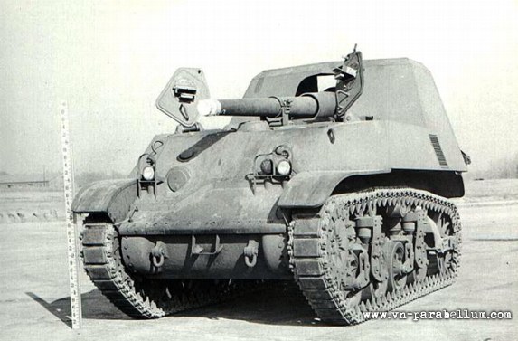 3-дюймовое САУ Т56. 3 inch Gun Motor Carriage T56.