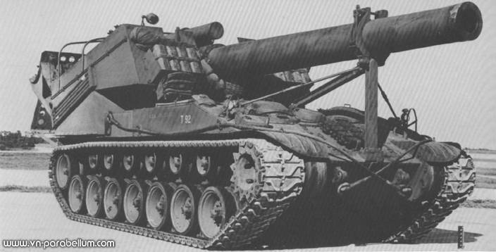 240 mm Howitzer Carriage T92. 240мм самоходная гаубица Т92